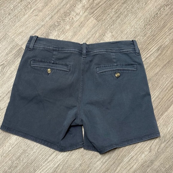 American Eagle Super Stretch X Chino Shorts Navy Blue Womens Size 10 Mid Rise - Picture 9 of 9